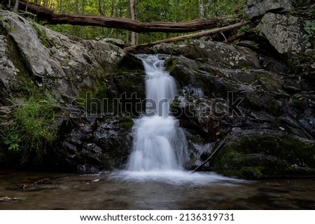 Quick Drop Before The Upper Doyles River Falls in Shenandoah National Park