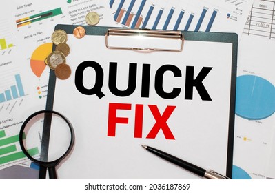 Quick Fix Medication, Business Concept