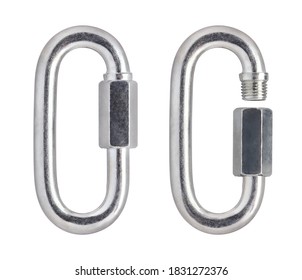 Quick Link Connector Rigging Hardware Heavy Duty Stainless. Stainless Steel Carabiner Oval. Screwlock Quick Link Lock. Ring Hook Chain Rope Connector Buckle Locked Hook.