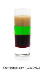 Quick Sex Shot Cocktail. Ingredients: Melon Liqueur Miory, Irish Cream, Kahlua Coffee Liqueur