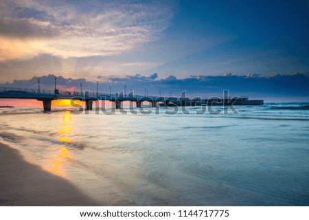 Similar – Image, Stock Photo Long time exposure of one hand on keyboard