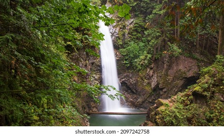 A Quiet Day At Cascade Falls. Mission, BC, Canada.