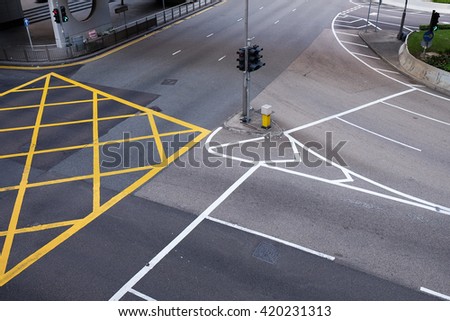 Quiet Traffic junction.
