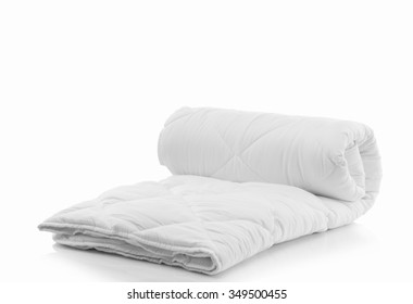 Quilt On White Background.