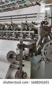 Quilting Machine, Mattress Production In The Factory.