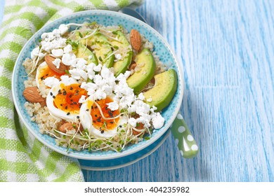 Quinoa Bowl For Healthy Breakfast