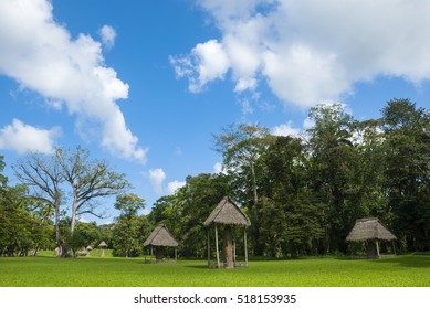 Quirigua Mayan Archaeological Site On Guatemala