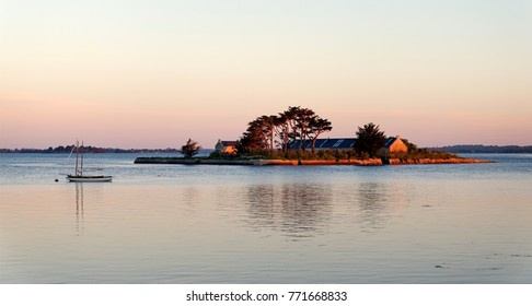 Quistinic Island In The Morbihan Gulf