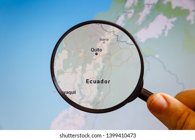 Quito Ecuador Political Map City On 1399410473 Shutterstock   Quito Ecuador Political Map City 260nw 1399410473 