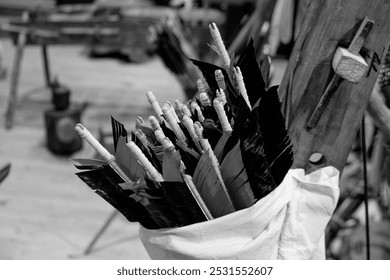 A quiver of viking era arrows - Powered by Shutterstock