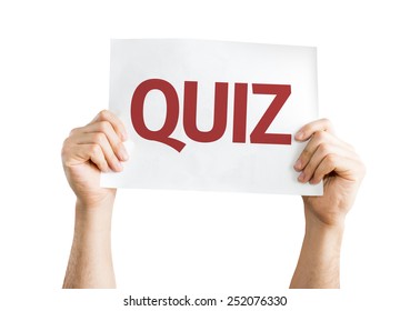 7,470 Quiz card Images, Stock Photos & Vectors | Shutterstock