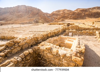 Qumran, where the dead sea scrolls were found, Israel