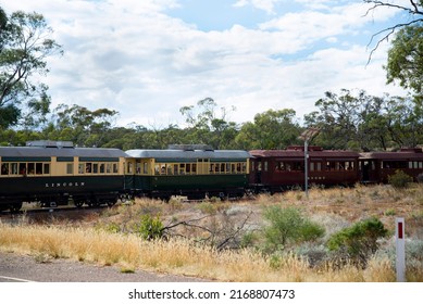 Quorn, Australia - April 24, 2022: Pichi Richi Heritage Railway Operating Since 1878