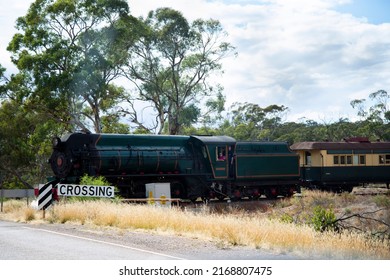 Quorn, Australia - April 24, 2022: Pichi Richi Heritage Railway Operating Since 1878