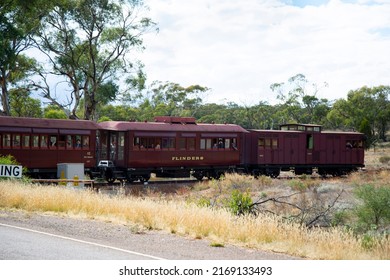 Quorn, Australia - April 24, 2022: Pichi Richi Heritage Railway Operating Since 1878