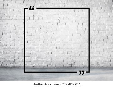 Quotation Marks Frame Message Copy Space Concept - Shutterstock ID 2027814941