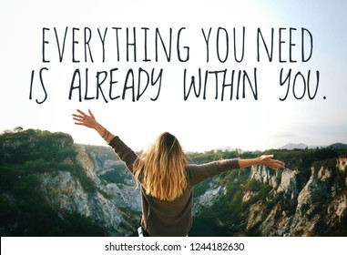Quote. Best Inspirational and motivational quotes and saying about life, wisdom, positive, uplifting, empowering, success, motivation, and inspiration. - Shutterstock ID 1244182630