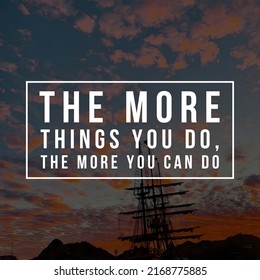 Quote Inspirational Motivational Quotes Sayings About Stock Photo ...