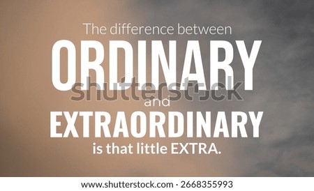 A quote set against a soft, cloudy background. The text says 