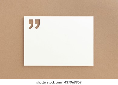 Quote template - Shutterstock ID 437969959