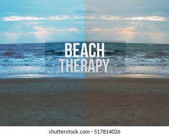 Quotes Beach Life Background Sandy Beach Stock Photo Edit Now