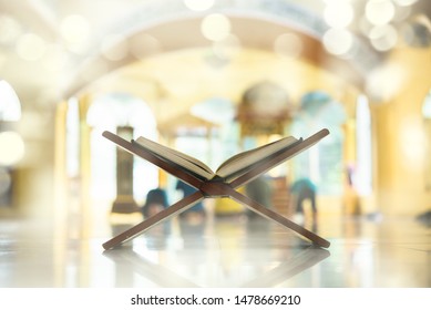 Quran, a muslim holy text book, central religious text of Islam, which Muslims believe to be a revelation from God - Shutterstock ID 1478669210