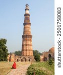 Qutb Minar or Qutub Minar or Qutab is a 73 metre minaret tower in Delhi, India