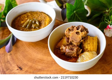 Rabada, Oxtail Traditional Dish Of Brazilian Cuisine. Made With Oxtail Meat.