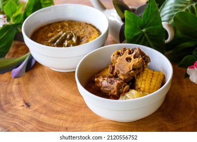 Rabada, Oxtail Traditional Dish Of Brazilian Cuisine. Made With Oxtail Meat.