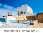 Rabat, Morocco - Mausoleum of Mohammed V. Rabat is the capital city of Morocco, an administrative city but very popular.