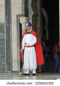 Rabat Morroco July 1st 2019 Royal Guard In Rabat