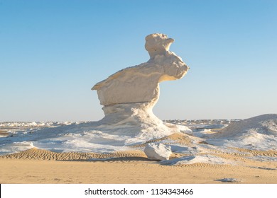 Rabbit Shaped Rock, White Desert, Egypt