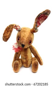 Rabbit Toy Isolated On White