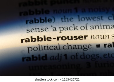 rabble rouser word in a dictionary. rabble rouser concept. - Shutterstock ID 1155426721