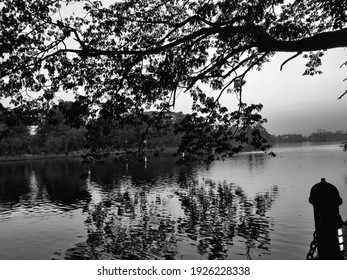 Rabindra
Sarobar Lake In Black And White