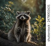 The raccoon is a medium-sized mammal recognized for its distinctive facial mask, dexterous front paws, and omnivorous diet.