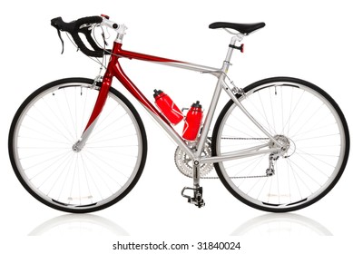 race road bike isolated on white background - Shutterstock ID 31840024