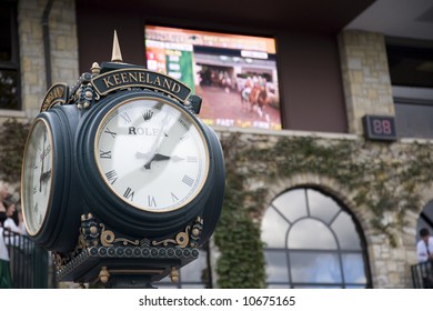 Race Time At Keenland Racetrack