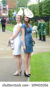 Racegoers  Attend Ladies Day At The Annual Royal Ascot Horse Racing Event. Ascot, UK. June 21, 2012, Ascot, UK Picture: Catchlight Media / Featureflash