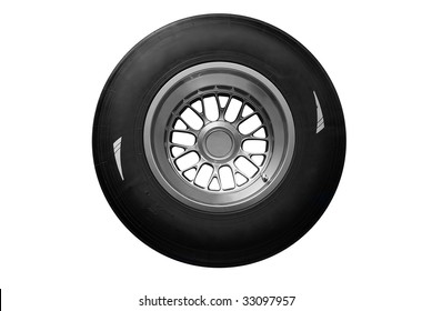 Racing Tire Isolated