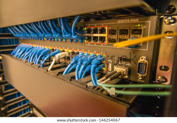 Rack Cables Plugs Lan Rack Stock Photo 146254067 | Shutterstock