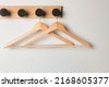 wooden hanger