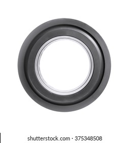 Radial Spherical Plain Bearing Isolated On White Background