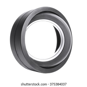 Radial Spherical Plain Bearing Isolated On White Background