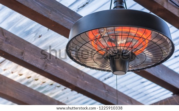 Radiant Heater On Ceiling Terrace Roofing Stock Photo Edit Now