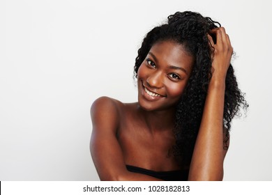 Radiant Smile On Gorgeous Model, Portrait