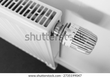 Radiator set to night mode 