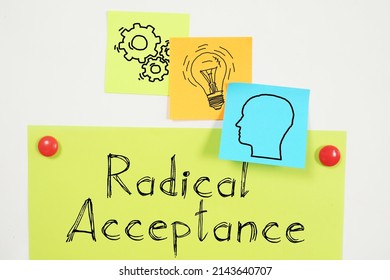 Radical Acceptance Is Shown On A Photo Using The Text