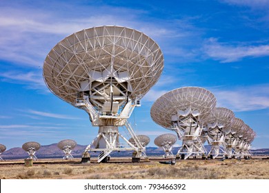 Radio Astronomy Observatory Near Socorro, New Mexico.