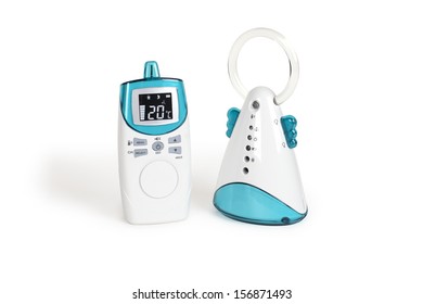 Radio Baby Monitor On A White Background